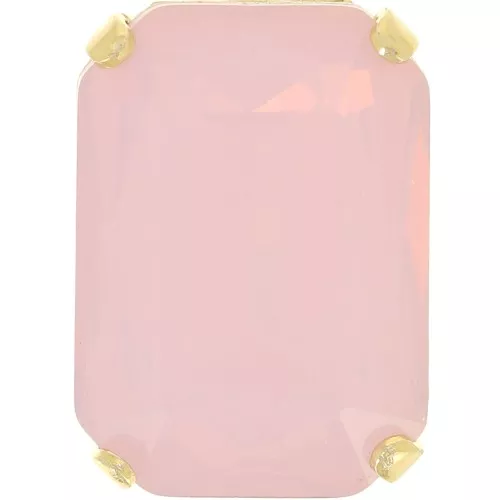 Cristal Aurora A4627 Octágono 14x10 mm - Oro - Ópalo Agua Rosa x1