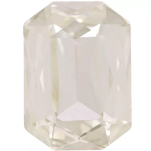 Aurora A4627 18x13 mm Octágono Cabujón - Cristal Tono Plata x1
