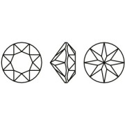 Cabujón redondo Aurora A1088 6mm - Peridot x1