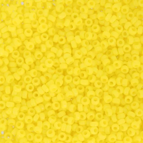 Rocalla Miyuki 15/0 404 - Opaque Yellow x8g