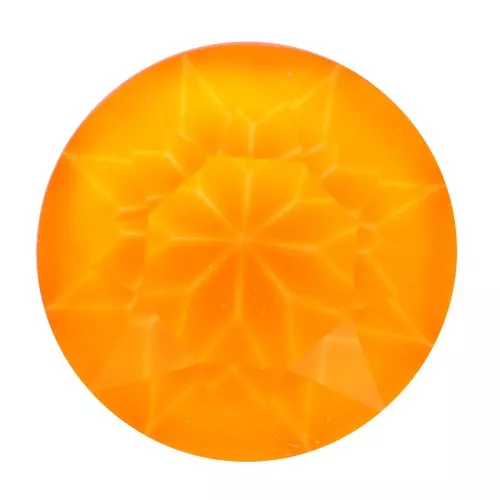 Cabochon rond Aurora A1088 6 mm - Crystal Electric Orange x1