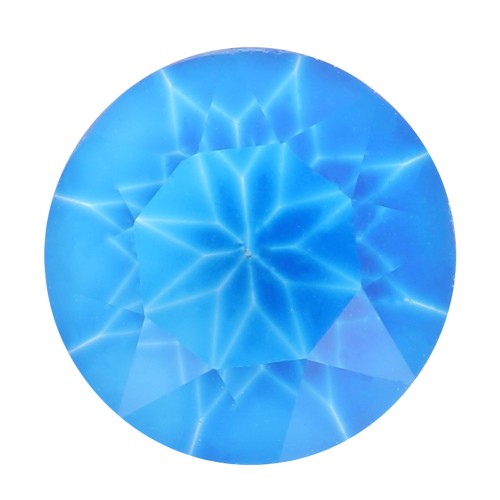 Cabochon rond Aurora A1088 6 mm - Crystal Electric Blue x1