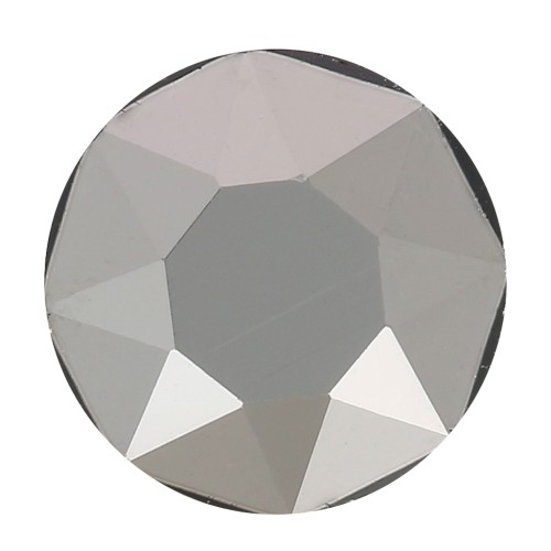 Cabochon rond Aurora A1088 6 mm - Jet Hematite x1