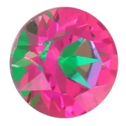 Cabochon rond Aurora A1088 8 mm - Crystal Heliotrope x1