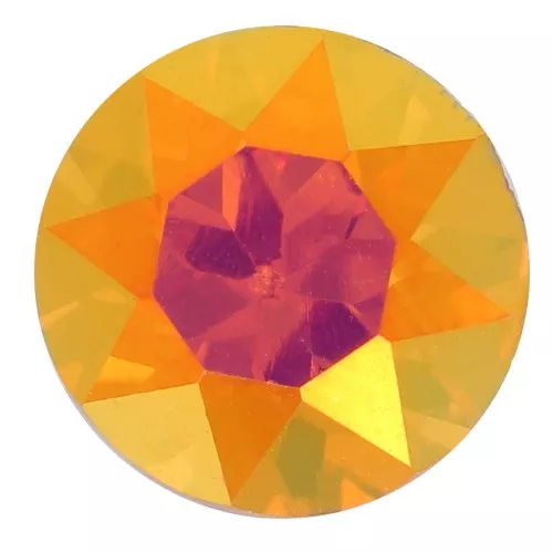 Cabochon rond Aurora A1088 8 mm - Crystal Astral Pink x1