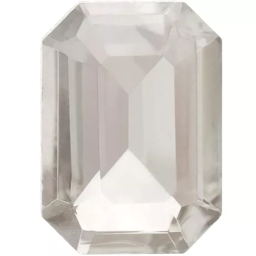 Cabujón talla octagonal Aurora A4610 14x10 mm - Cristal Silver Shade x1