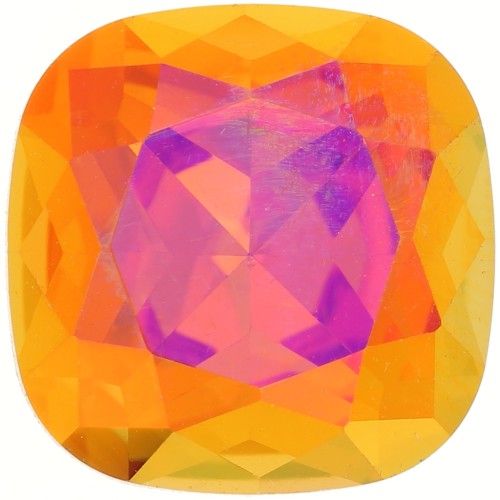 Cabujón cuadrado Aurora A4470 12 mm - Crystal Astral Pink x1