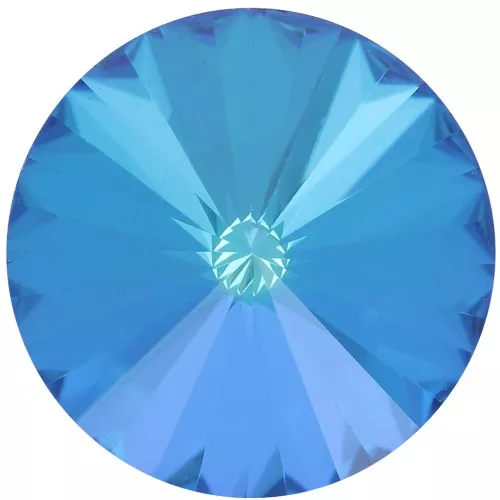 Cabujón Aurora A1122 Rivoli 14 mm - Cristal Azul Bermuda x1