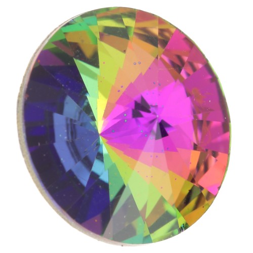 Cabujón Aurora A1122 Rivoli 14 mm - Cristal Vitrail Mediano x1