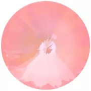 Cabujón Aurora A1122 Rivoli 14 mm - Polvo de Cristal Rosa Delite x1