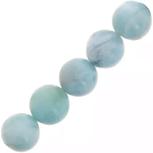 Cuenta Larimar 6 mm x1
