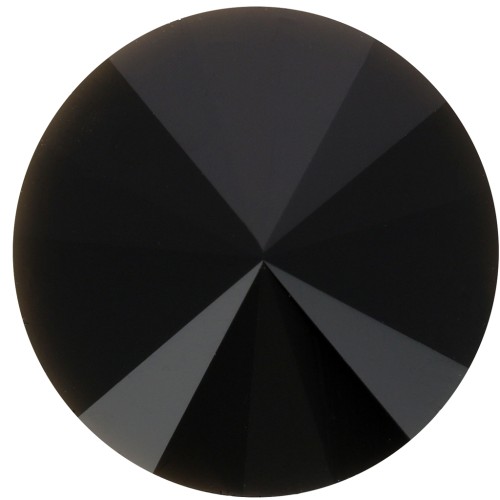 Cabujón Aurora A1122 Rivoli 14 mm - Azabache x1