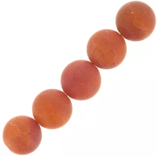 Cuentas Fire Agate Cracked 10 mm x5