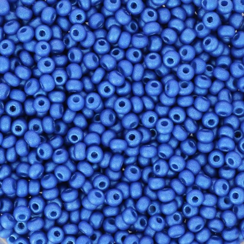 Cuentas de Rocalla Preciosa 11/0 de 2 mm - Permalux Blue x20 g