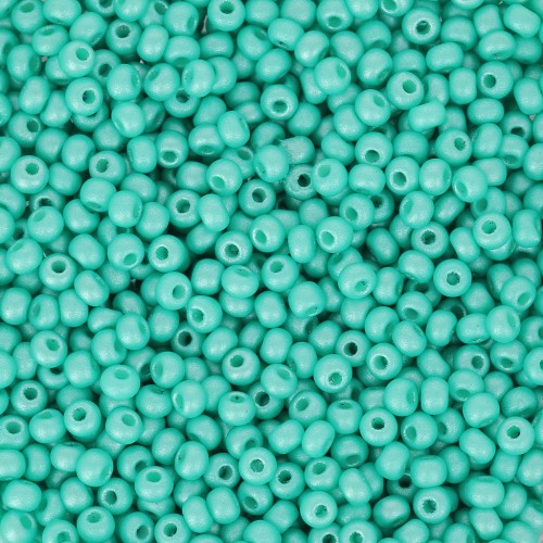 Cuentas de Rocalla Preciosa 11/0 de 2 mm - Permalux Mint Green x20 g