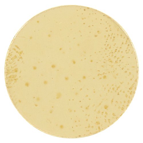 Disco redondo - disco 15 mm - espesor 0,8 mm - latón bruto x1