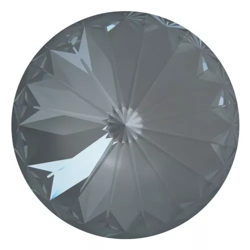 Cabujón PureCrystal 1122 Rivoli 12 mm - Cristal Dark Grey x1