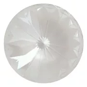 Cabujón PureCrystal 1122 Rivoli 12 mm - Cristal Electric White x1