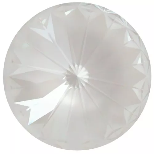 Cabujón PureCrystal 1122 Rivoli 14 mm - Cristal Electric White x1