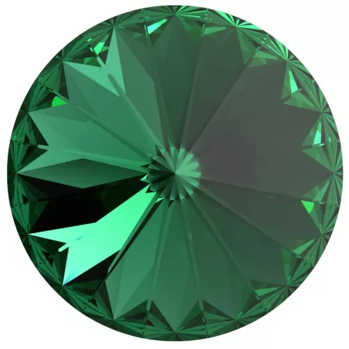 Cabujón PureCrystal 1122 Rivoli 14 mm - Majestic Green x1