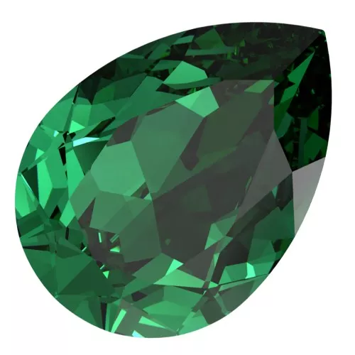 Cabujón PureCrystal 4320 14x10 mm - Majestic Green x1