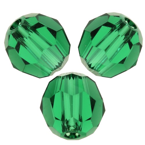 Cuentas redondas PureCrystal 5000 4 mm - - Majestic Green x20