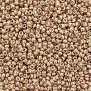 Cuentas Rocalla Miyuki Duracoat 15/0 4204 - Champagne galvanizado x 100 g