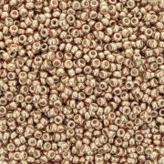 Cuentas Rocalla Miyuki Duracoat 15/0 4204 - Champagne galvanizado x 100 g
