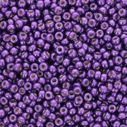 Cuentas Rocalla Miyuki Duracoat 11/0 5108 - Morado orquídea galvanizado x 100 g