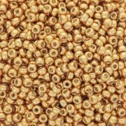 Cuentas Rocalla Miyuki Duracoat 11/0 4203 - Amarillo dorado galvanizado x 100 g