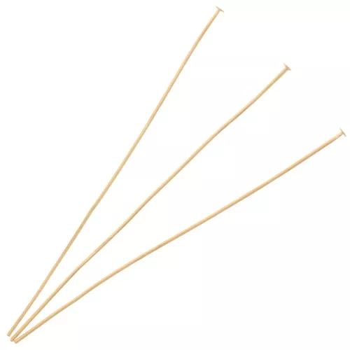 Clavos cabeza plana 50x0,5 mm - Dorado oro fino x20