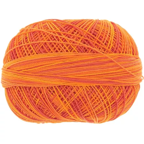 Lizbeth hilo de algodón tamaño 20 - Orange Crush n°183 x192m