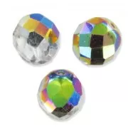 Facetadas 12 mm Crystal  Vitrail Medium x5