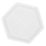 Molde de copa de silicona hexagonal de 17x15 cm x1