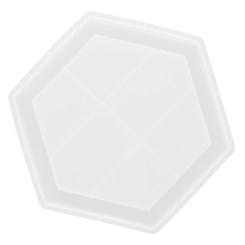 Molde de copa de silicona hexagonal de 17x15 cm x1