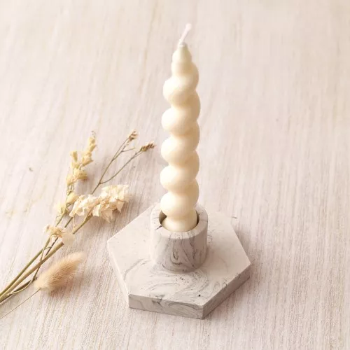 Molde de silicona para portavelas 10x5x8,2 cm - Jesmonite