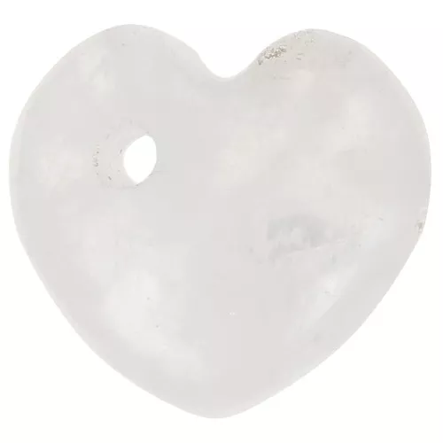 Lentejuela corazón 10 mm gema - Piedra luna x1