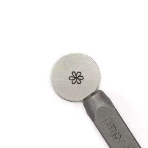Punzón para repujar ImpressArt - 6 mm - Flor x1