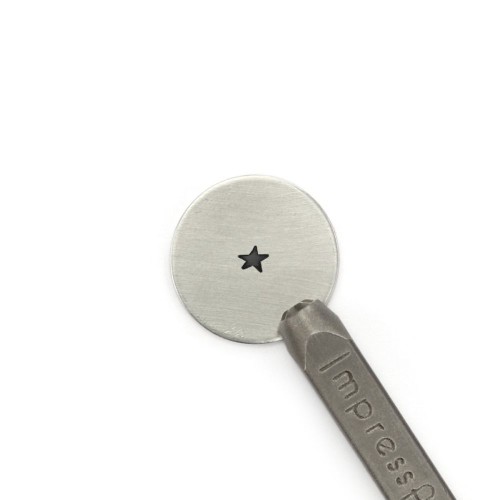 Punzón de estampación ImpressArt - 3 mm - Estrella x1
