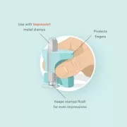 Portapunzón ImpressArt 3 mm con punzón Corazón 3 mm x1