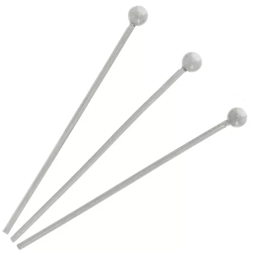 Clavos de cabeza esférica 25x0,7 mm - acero inoxidable 304L x200
