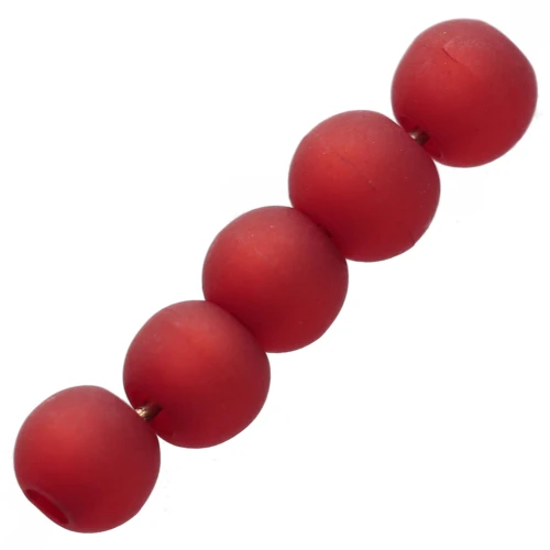 Redondas Polaris  4 mm Red Magma x20