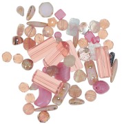 Surtido de perlas de Bohemia - Dusty Rose x50g