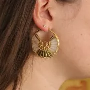 Cuentas facetadas de vidrio en forma de cono - 8x4 mm - Cobalto x25