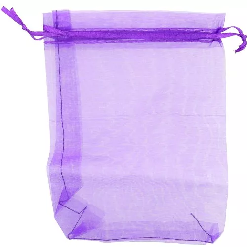 Bolsa de organza 140x190 mm - Morado x1