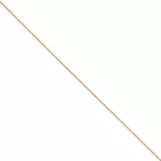 Cadena fina para Miyuki Delica 11/0 malla paloma 0,6 mm - Latón rugoso x1m