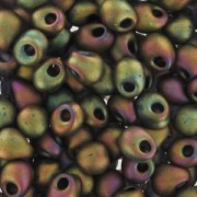 Mini-gotas Miyuki 2.8 mm DP28-2035 - Met Khaki Iris Mat x8g