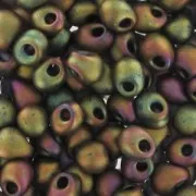 Mini-gotas Miyuki 2.8 mm DP28-2035 - Met Khaki Iris Mat x8g