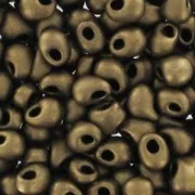 Mini-gotas Miyuki 3.4 mm DP28-2006 - Mat Met Dark Bronze x8g