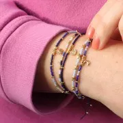 Cuenta de estrella plana de 4 mm - Acero inoxidable 316L x1